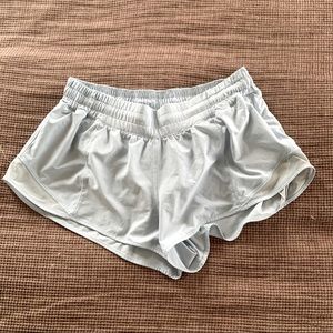 Lululemon Hotty Hot Shorts Light Blue 2.5"